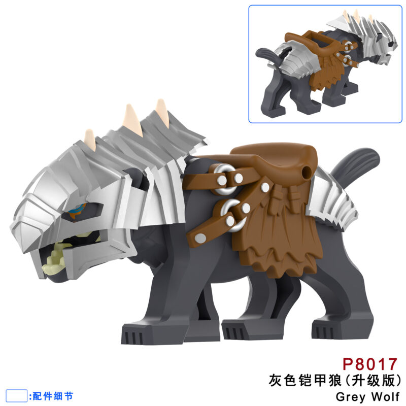 Lord of the Rings Grey Wargs Armor Upgrade minifigurens P8017