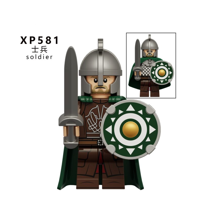 Herr der Ringe Rohan Krieger Minifiguren XP581