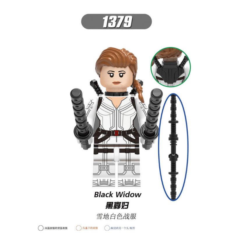 Marvel Black Widow Weißer Anzug Minifiguren XH1379