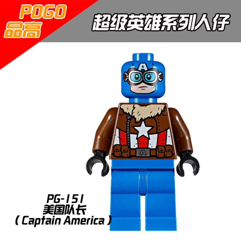 Marvel Captain America Pilot (Minifiguren) PG-151