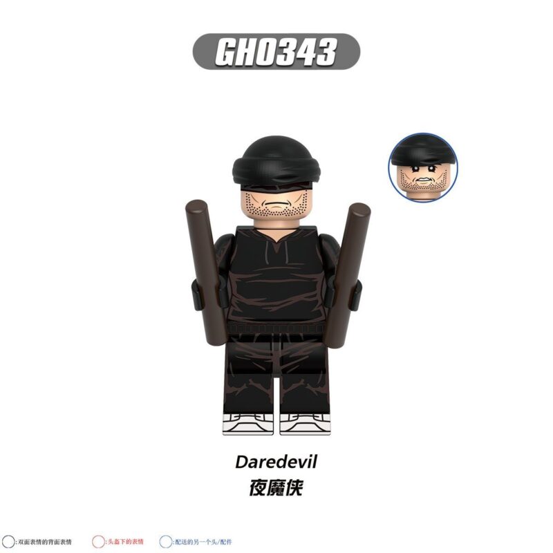 Marvel Daredevil Netflix Man in Black Minifiguren GH0343