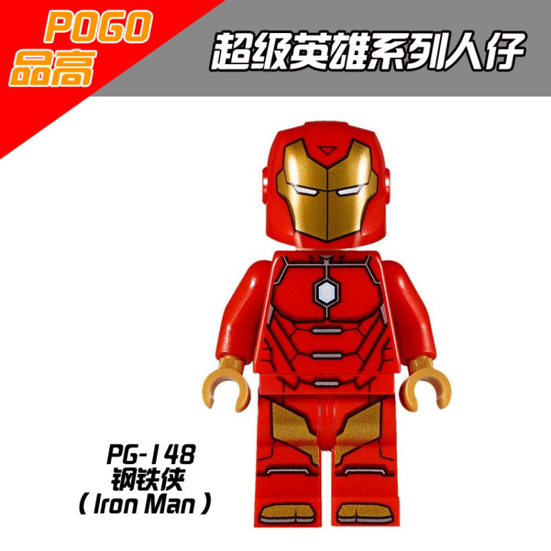 Marvel: Invincible Iron Man: Brandneue, völlig andere Minifiguren PG-148