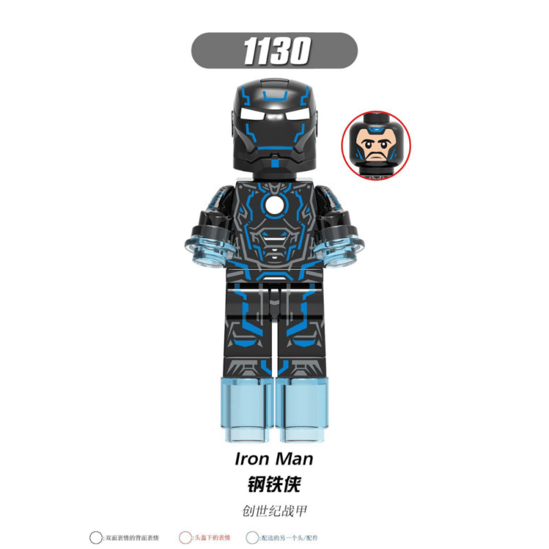 Marvel Iron Man Mk 4 Neon Tech-Minifiguren XH1130
