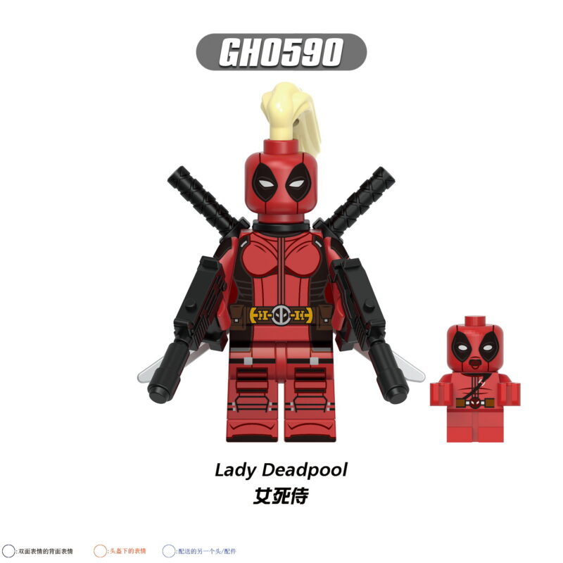 Marvel Lady Deadpool Minifiguren GH0590