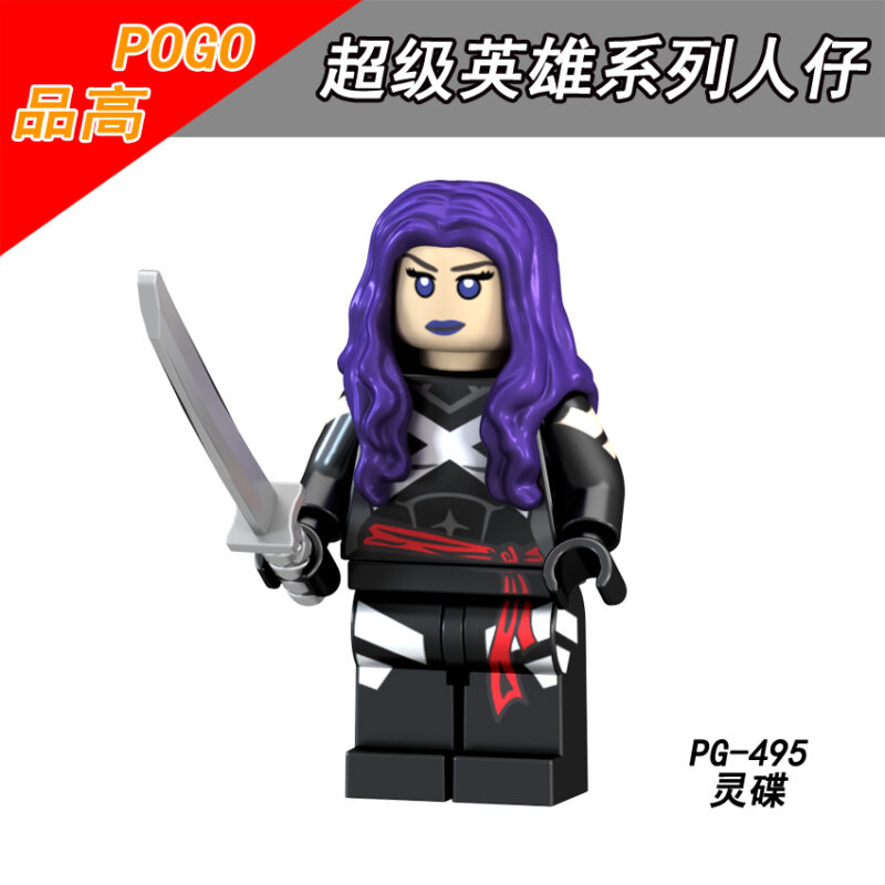 Marvel Psylocke Minifiguren PG495