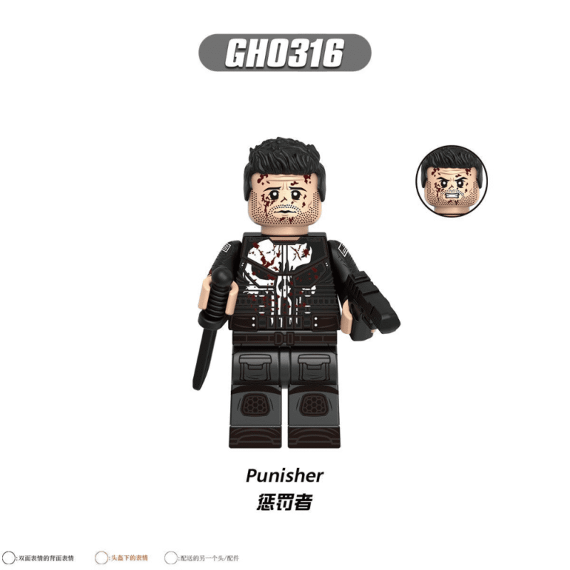 Marvel Punisher Daredevil: Born Again Minifiguren GH0316
