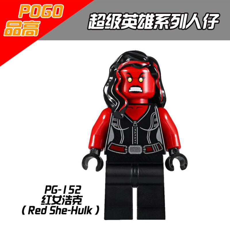 Marvel Red She-Hulk Minifiguren PG-152