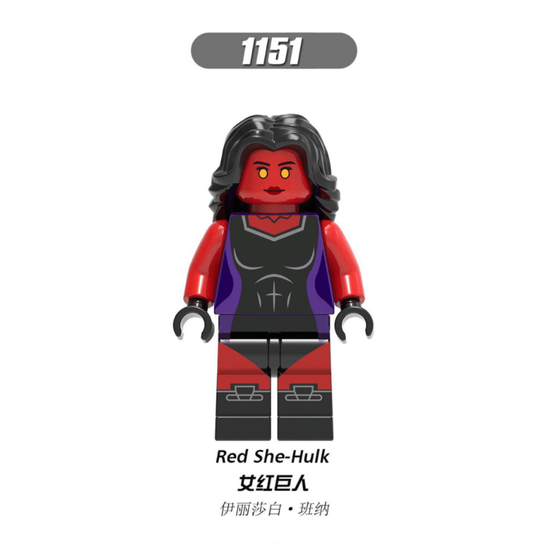 Marvel Red She-Hulk Minifiguren XH1151