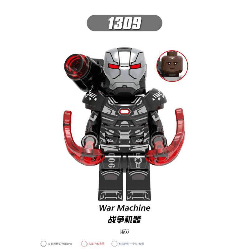Marvel War Machine Mk 6: MCU-Minifiguren XH1309