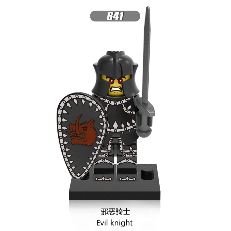 Medieval Evil Knight Minifiguren XH641