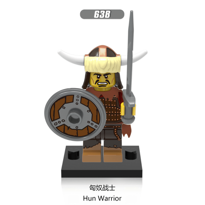 Mittelalterlicher Hunnenkrieger Minifiguren XH638