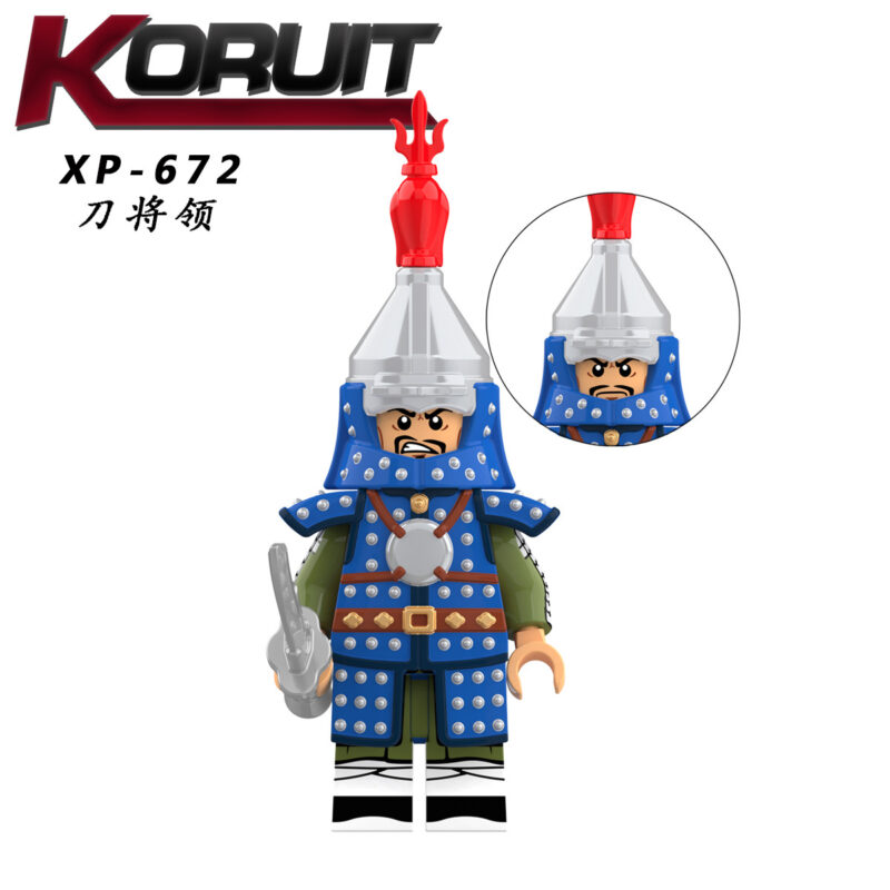 Mittelalterlicher Soldat der Ming-Dynastie Minifiguren XP-672