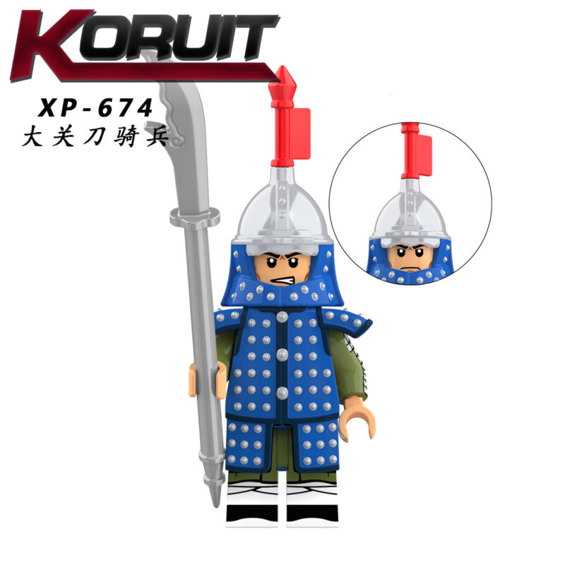 Mittelalterlicher Soldat der Ming-Dynastie Minifiguren XP-674