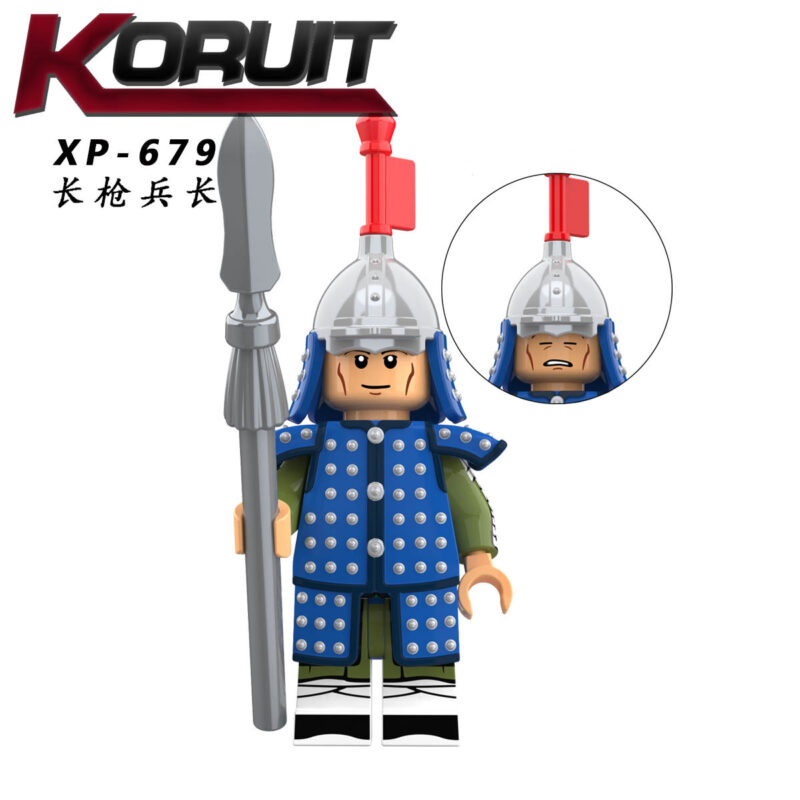 Mittelalterlicher Soldat der Ming-Dynastie Minifiguren XP-679