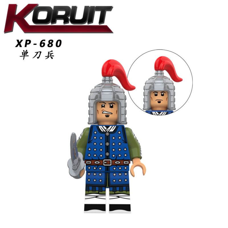 Medieval Ming Dynasty Soldier Minifiguren XP-680