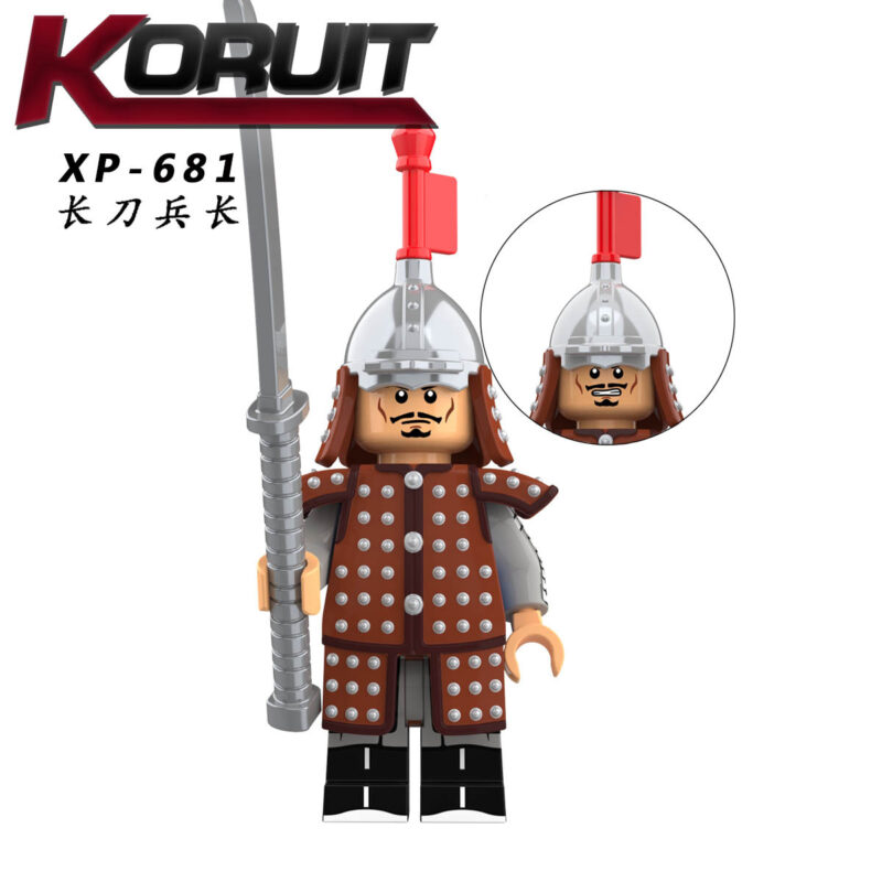 Mittelalterlicher Soldat der Ming-Dynastie Minifiguren XP-681