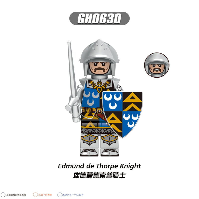 Mittelalter Sir Edmund de Thorpe Minifiguren GH0630