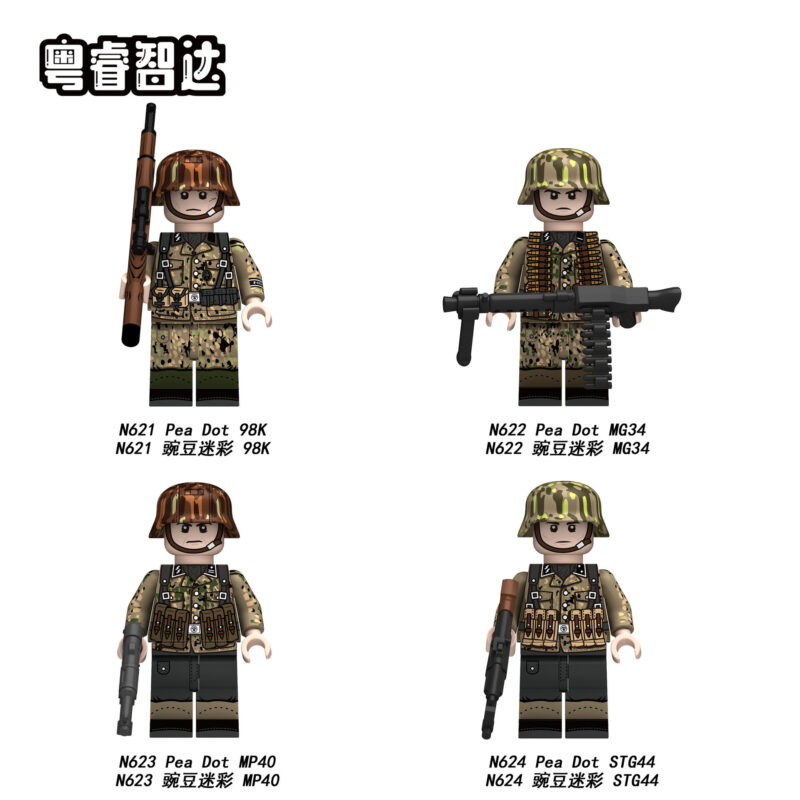 Pea Dot MG34-Minifiguren N622 – Bild 2