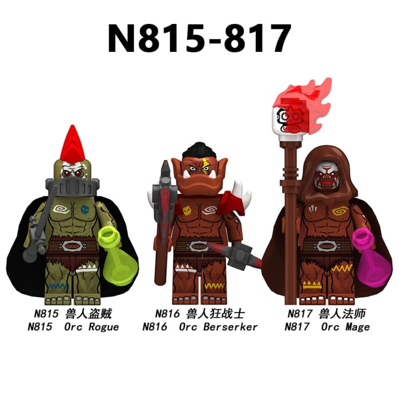 World of Warcraft Orc Berserker Minifiguren N816 – Bild 2