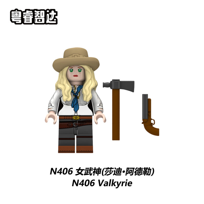 Red Dead Redemption Sadie Adler minifigurens N406