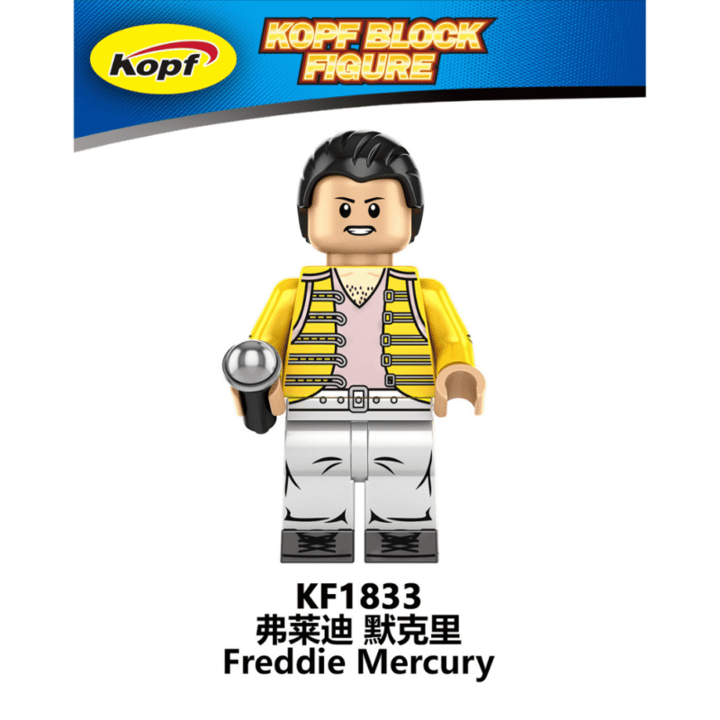 Sänger Freddie Mercury Minifiguren KF1833