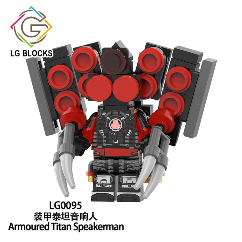 Skibidi Battle Armored Titan Speakerman Minifiguren LG0095