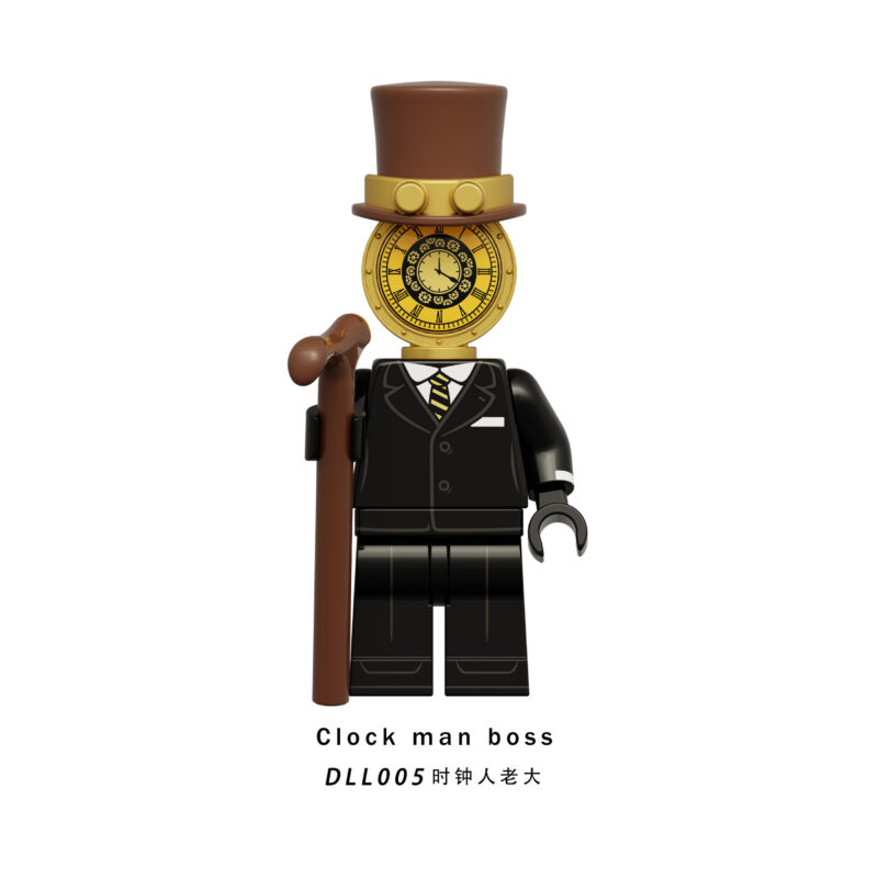 Skibidi Battle Clock Man Boss Minifiguren DLL005