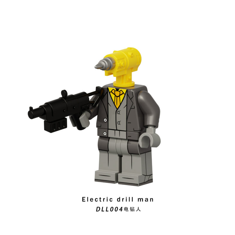 Skibidi Battle Electric Drill Man Minifiguren DLL004