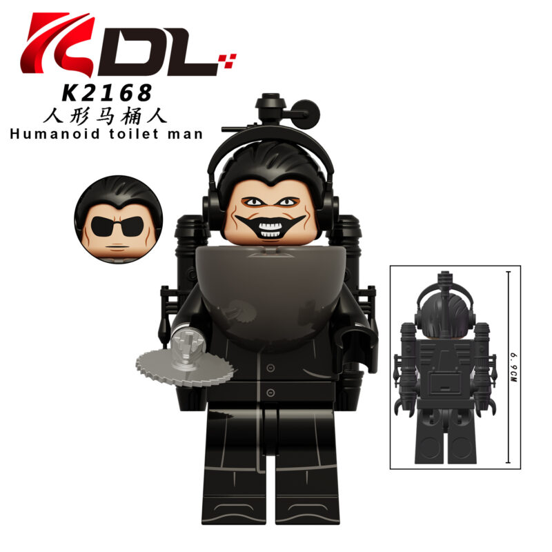Skibidi Battle Humanoid Toilet Man-Minifiguren K2168