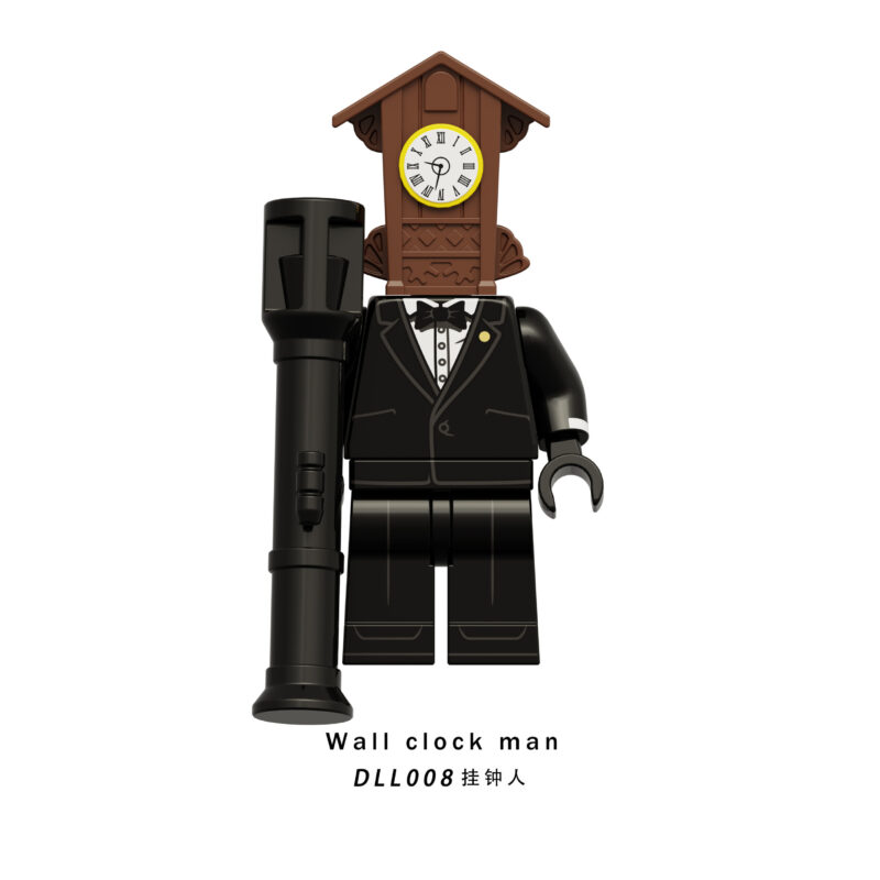 Skibidi Battle Wall Clock Man Minifiguren DLL008