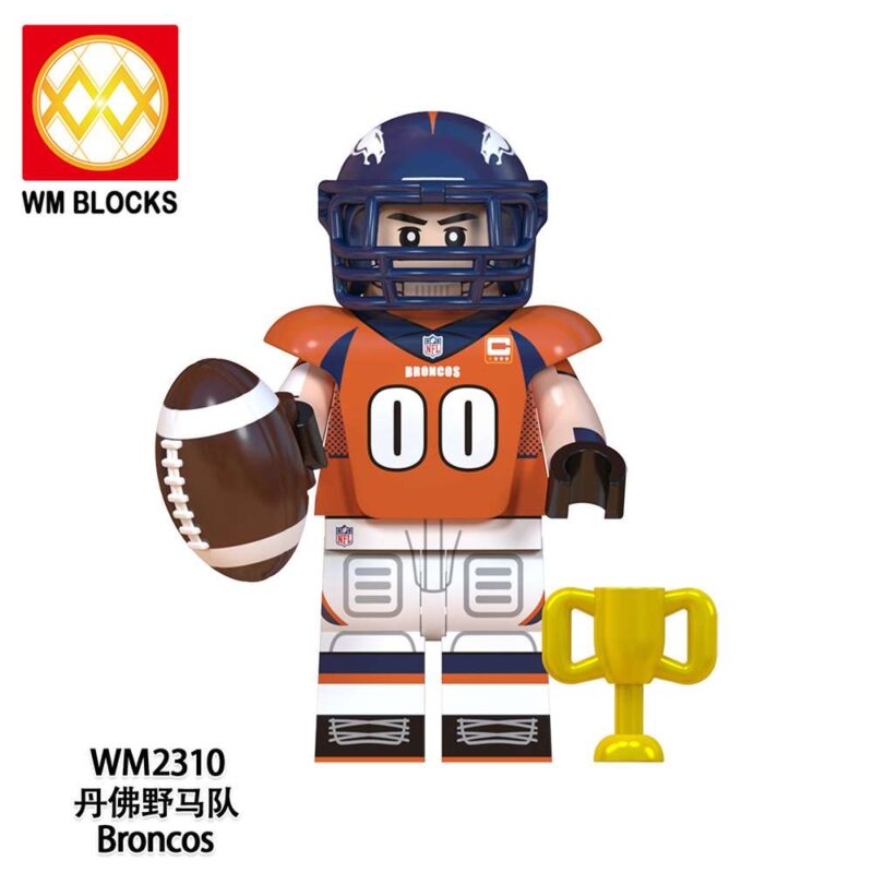 Sport-Football-Minifiguren der Denver Broncos WM2310