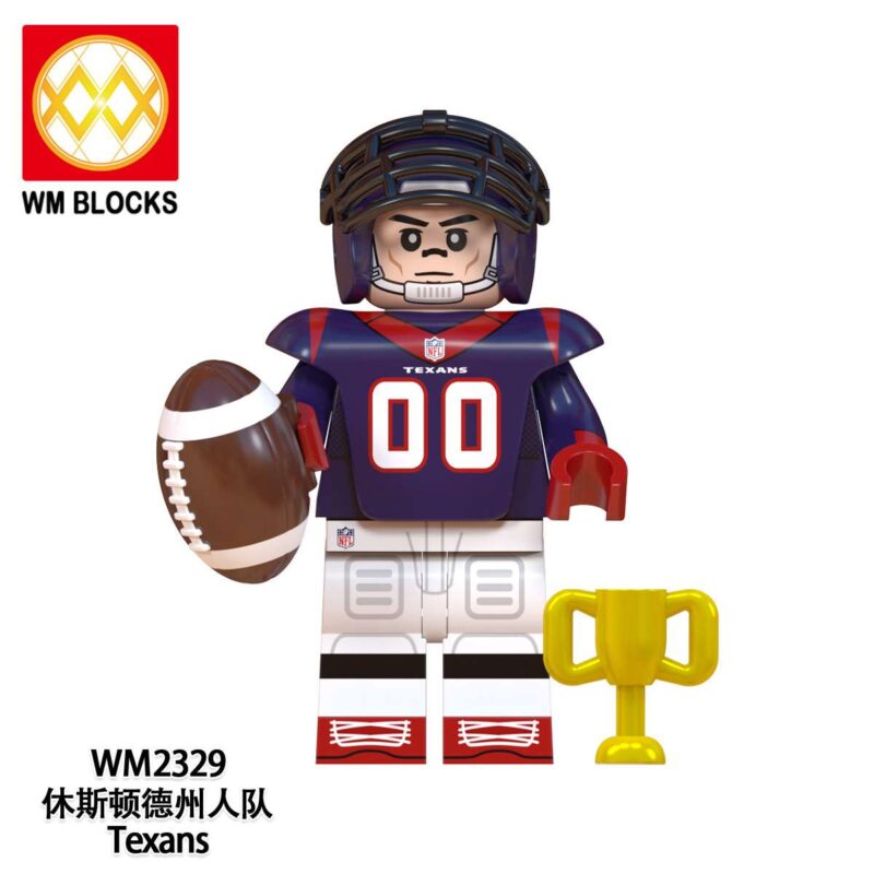 Sport Football Houston Texans Footballer Minifiguren WM2329