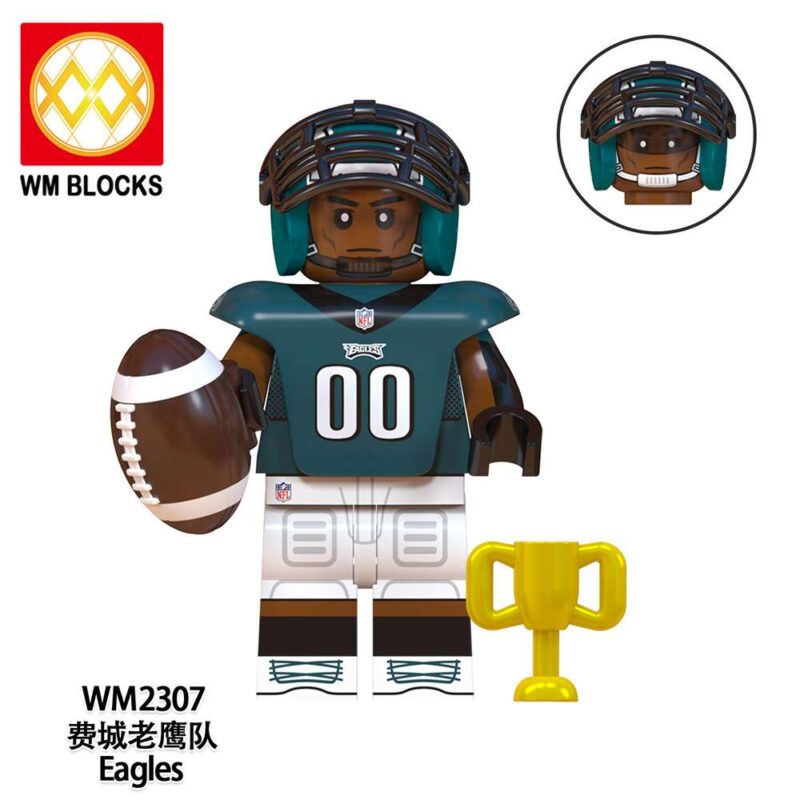 Sport Football Philadelphia Eagles Footballspieler Minifiguren WM2307