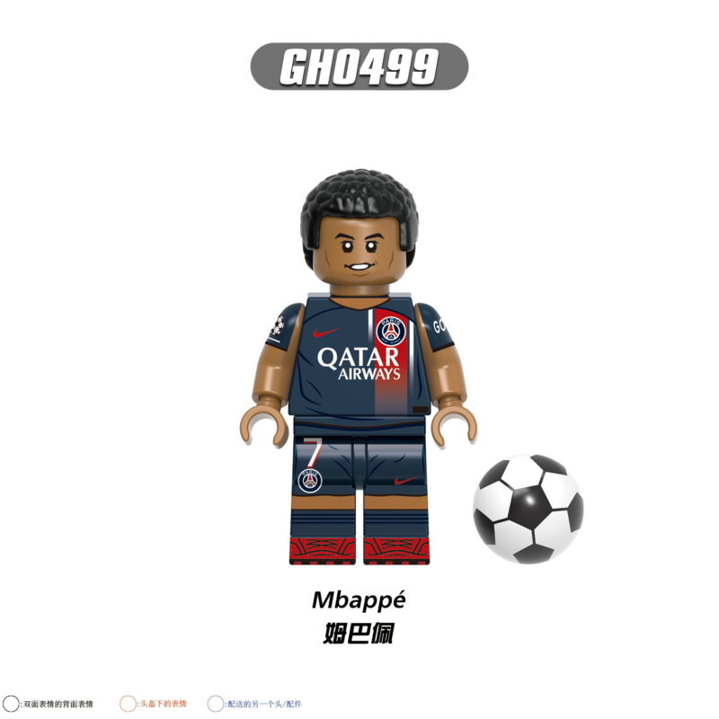 Sport Fußball Kylian Mbappe Minifiguren GH0499