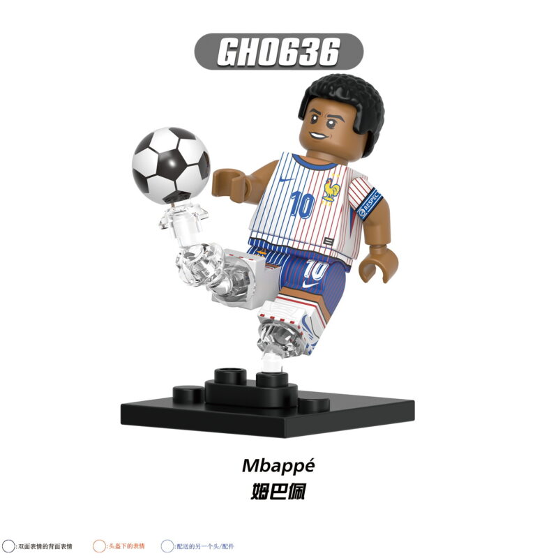 Sport Fußball Kylian Mbappé Minifiguren GH0636