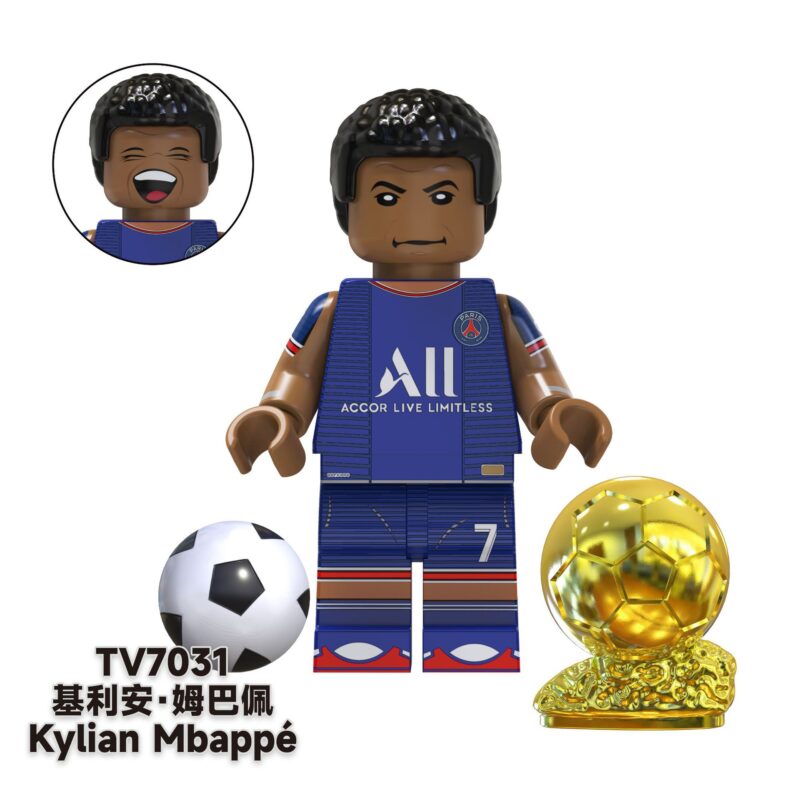 Sport: Fußball: Kylian Mbappe Minifiguren TV7031