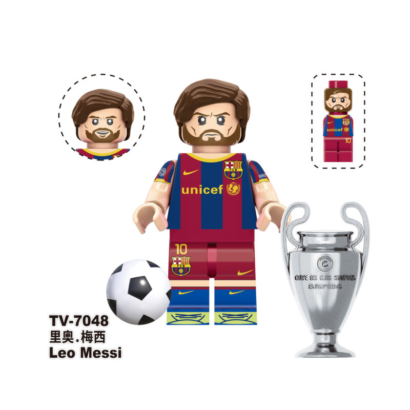 Sport Fußball Lionel Messi Minifiguren TV7048