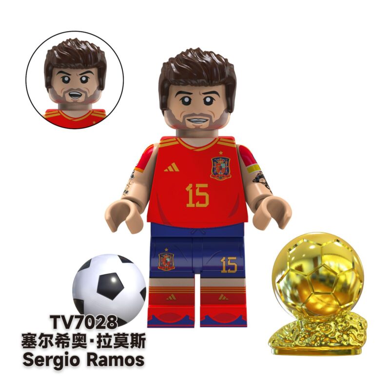 Sport Soccer Sergio Ramos Minifiguren TV7028