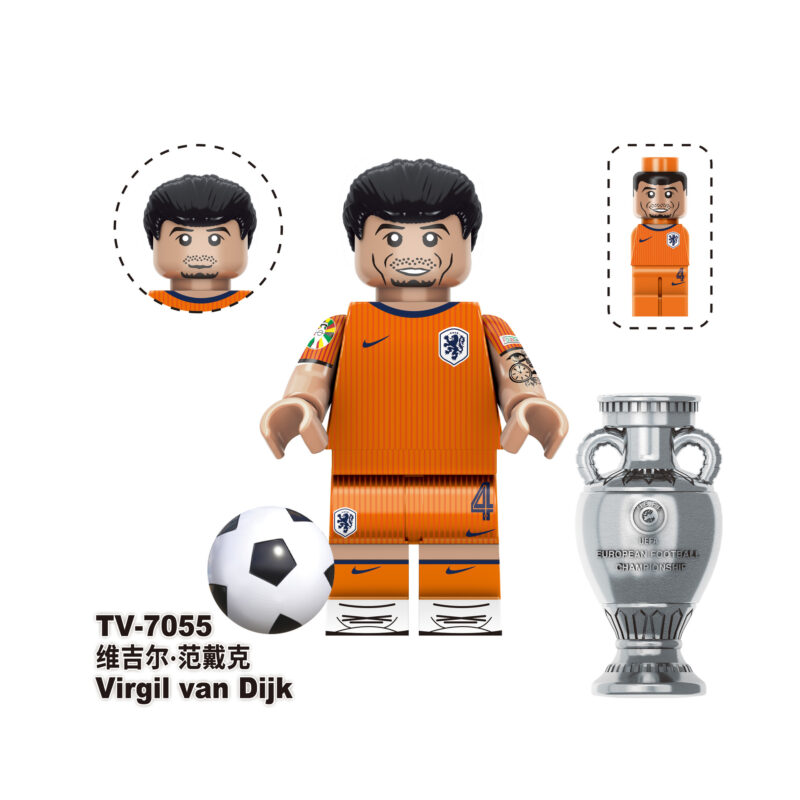 Sport Fußball Virgil van Dijk Minifiguren TV7055
