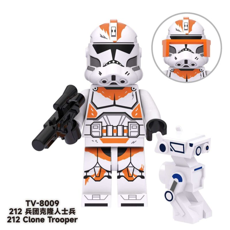 Star Wars 212. Angriffsbataillon Klontruppen Minifiguren TV-8009