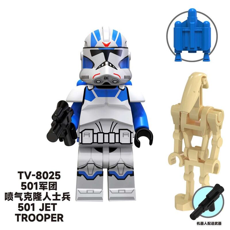 Star Wars 501. Legion Jet Trooper Minifiguren TV-8025