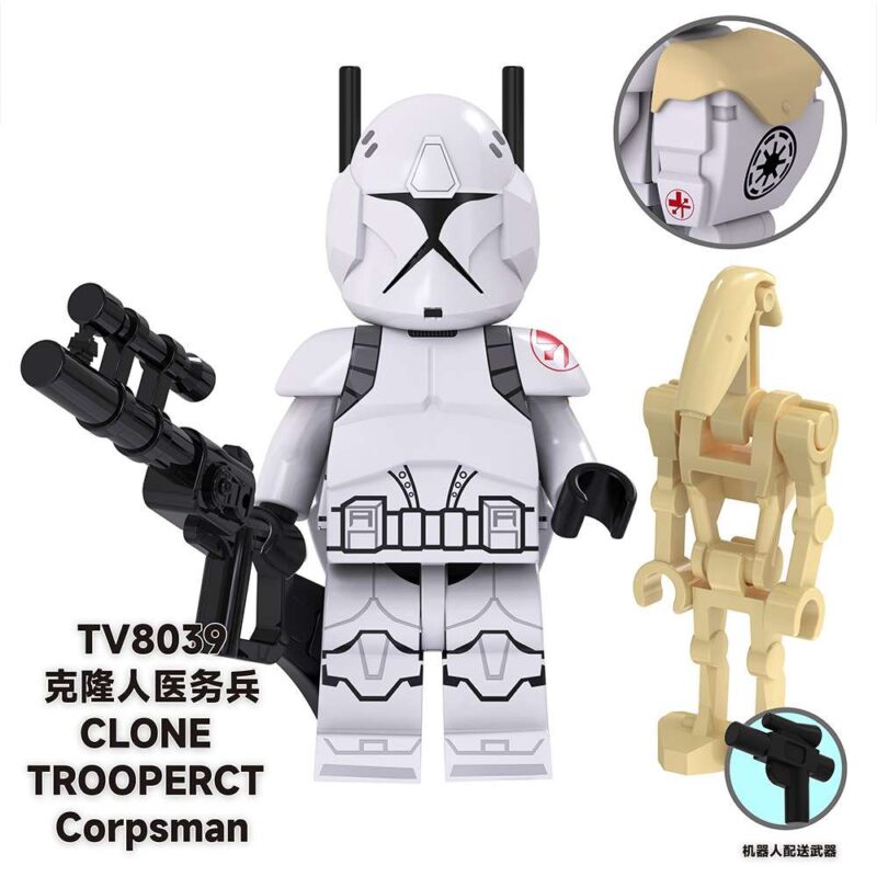 Star Wars Clone Trooper Corpsman Minifiguren TV-8039