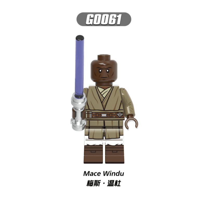 Star Wars Mace Windu Clone Wars Minifiguren G0061