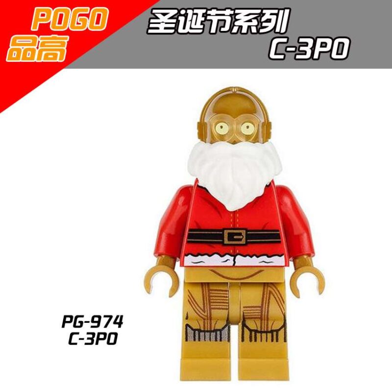 Star Wars Santa C-3PO Minifiguren PG-974