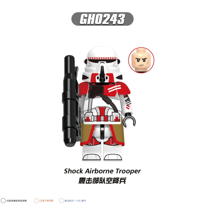 Star Wars Shock Airborne Trooper Minifiguren GH0243