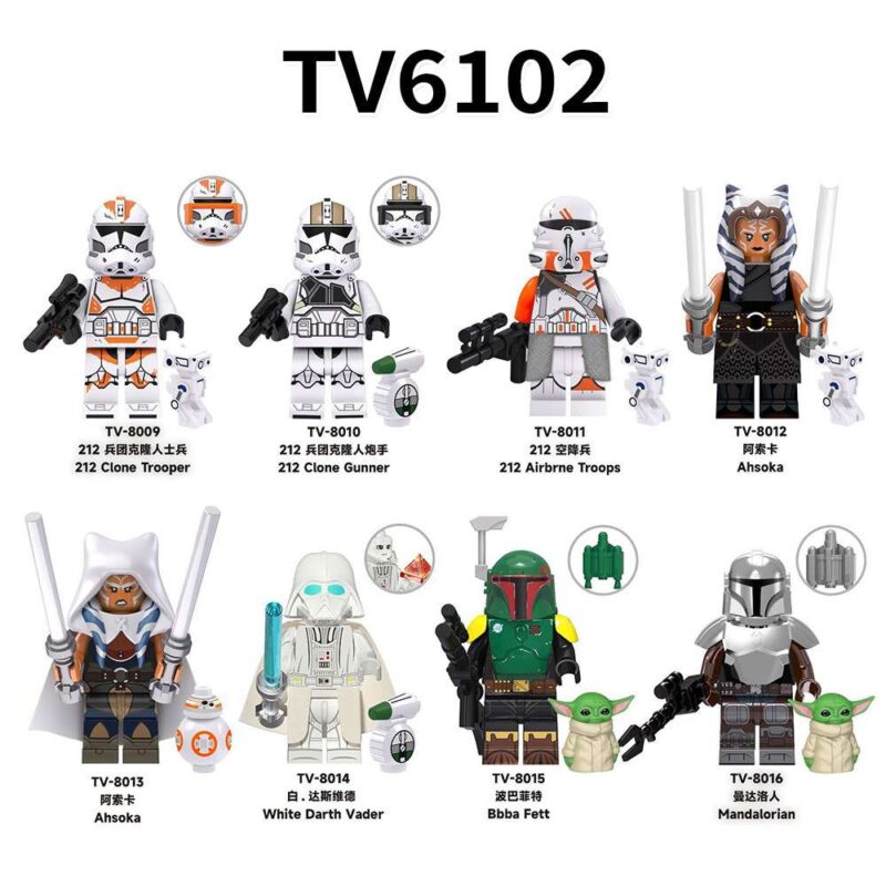 Star Wars 212. Angriffsbataillon Klontruppen Minifiguren TV-8009 – Bild 2