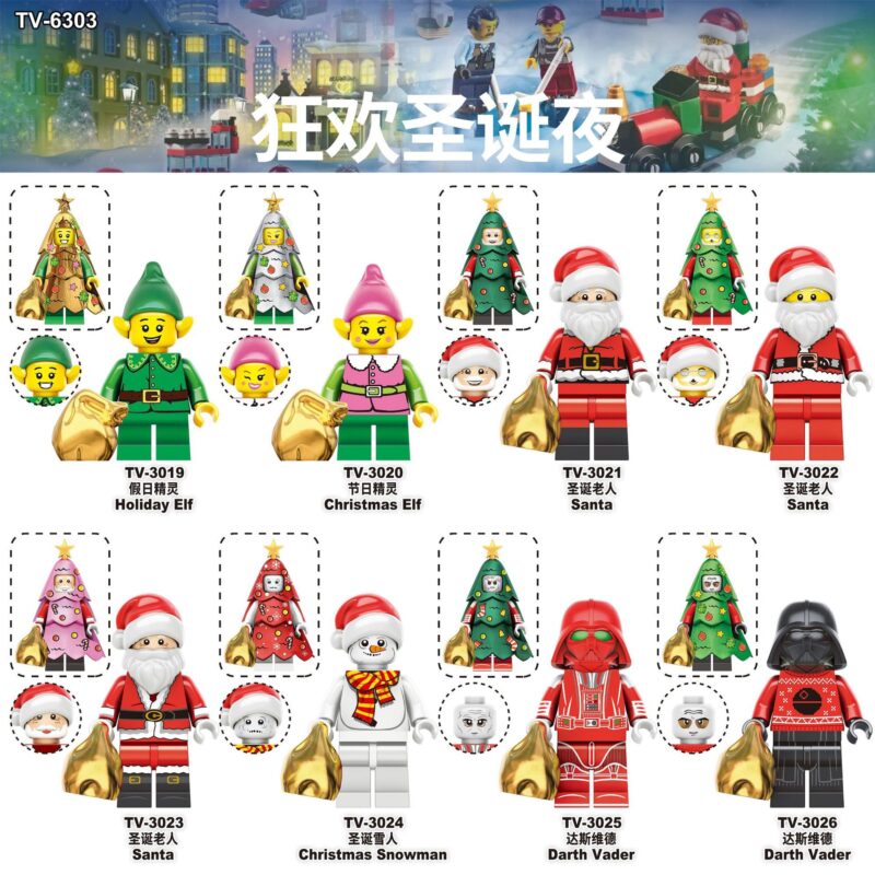 Santa Snowman Minifiguren TV3024 – Bild 2