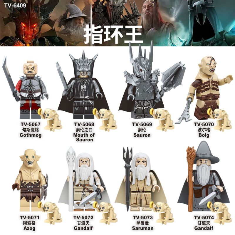 Herr der Ringe Gandalf der Weiße TV-5072 Minifiguren TV5072 – Bild 2
