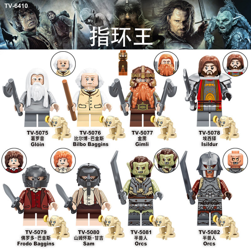 Herr der Ringe Bilbo Beutlin Old TV-5076 Minifiguren TV5076 – Bild 2