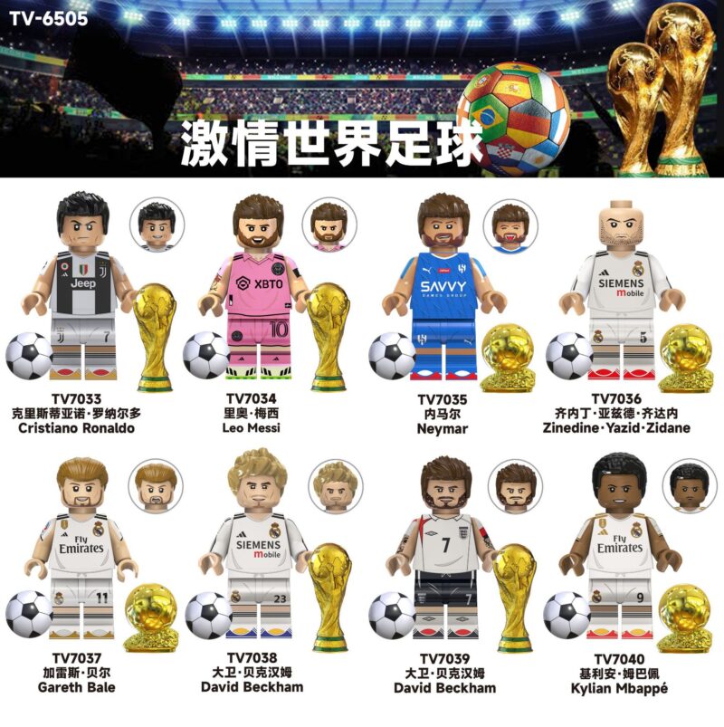 Kylian Mbappé (Fußball) (Minifiguren) TV7040 – Bild 2